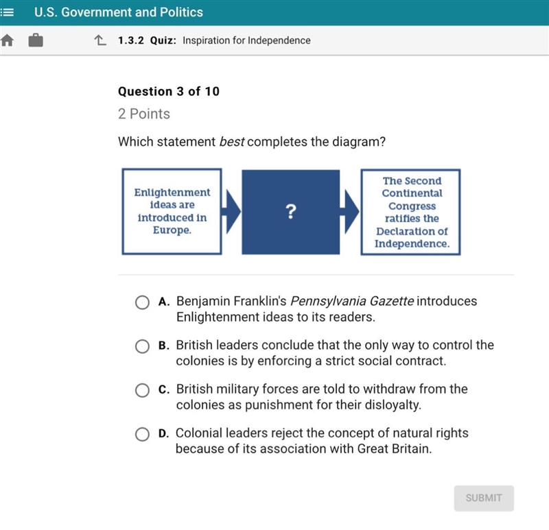 Which statement best completes the diagram?-example-1