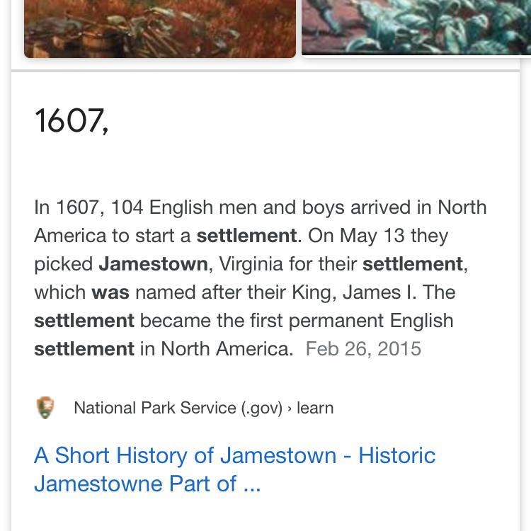 When did jamestown settled-example-1