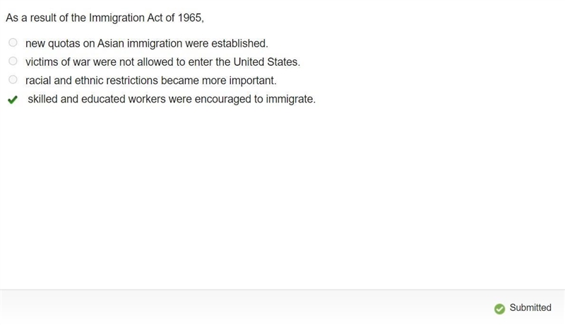 As a result of the immigration act of 1965,-example-1