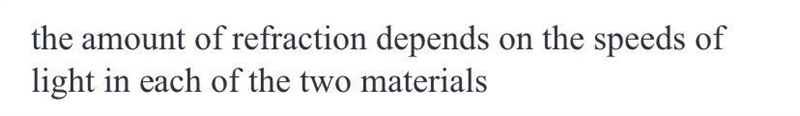 What does the amount of refraction of a wave depend on?​-example-1