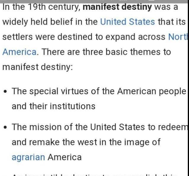 What is Manifest Destiny ​-example-1