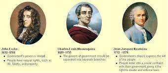 How did Enlightenment philosophers influence the Founding Fathers of American government-example-1