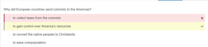 Why did European countries send colonists to the Americas? to collect taxes from the-example-1