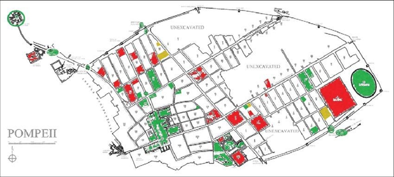 Map of Pompeii diagram-example-1