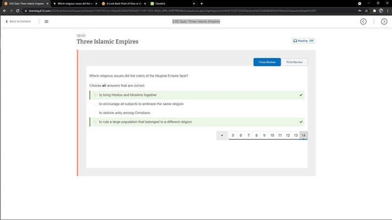 Which religious issues did the rulers of the Mughal Empire face? Choose all answers-example-1