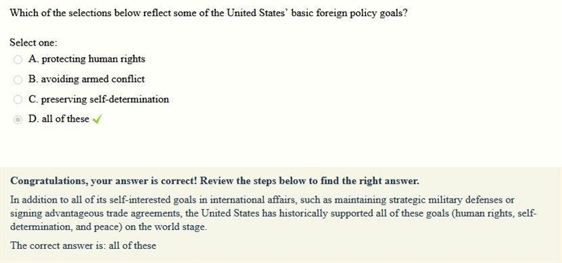 Which of the following selections below reflect some of the United States basic foreign-example-1