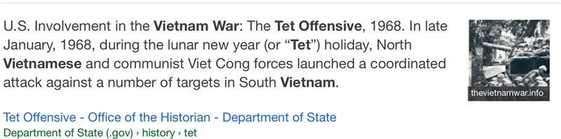 What affect did the tet offensive in Vietnam have on war-example-1