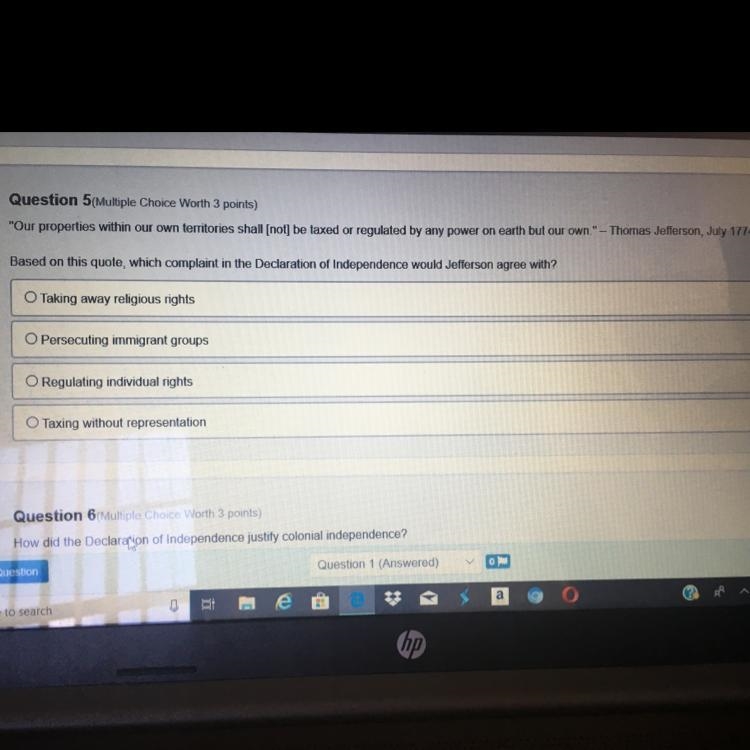 WORTH 10 POINTS ANSWER ASAP “Our properties within your own territory shall [not] be-example-1