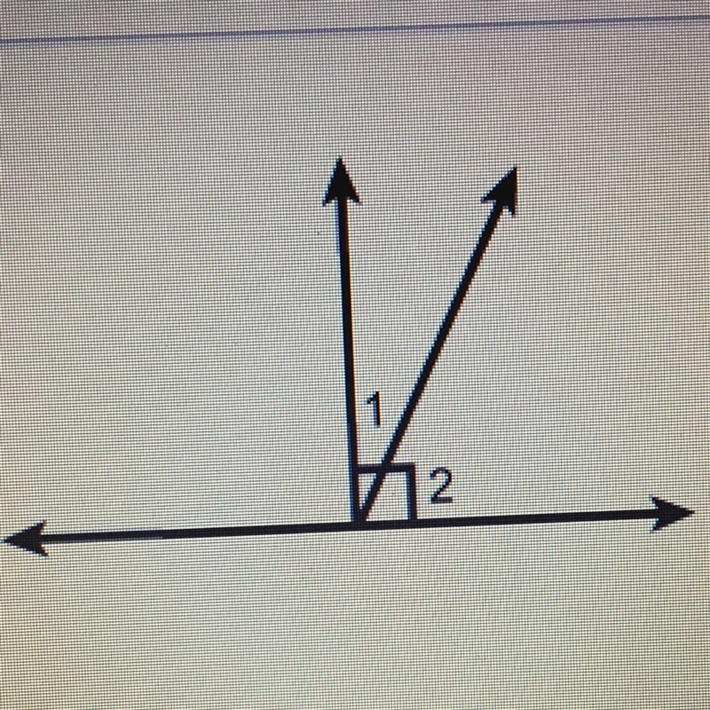 Which relationship describes angles 1 and 2? Select each correct answer Vertical angles-example-1