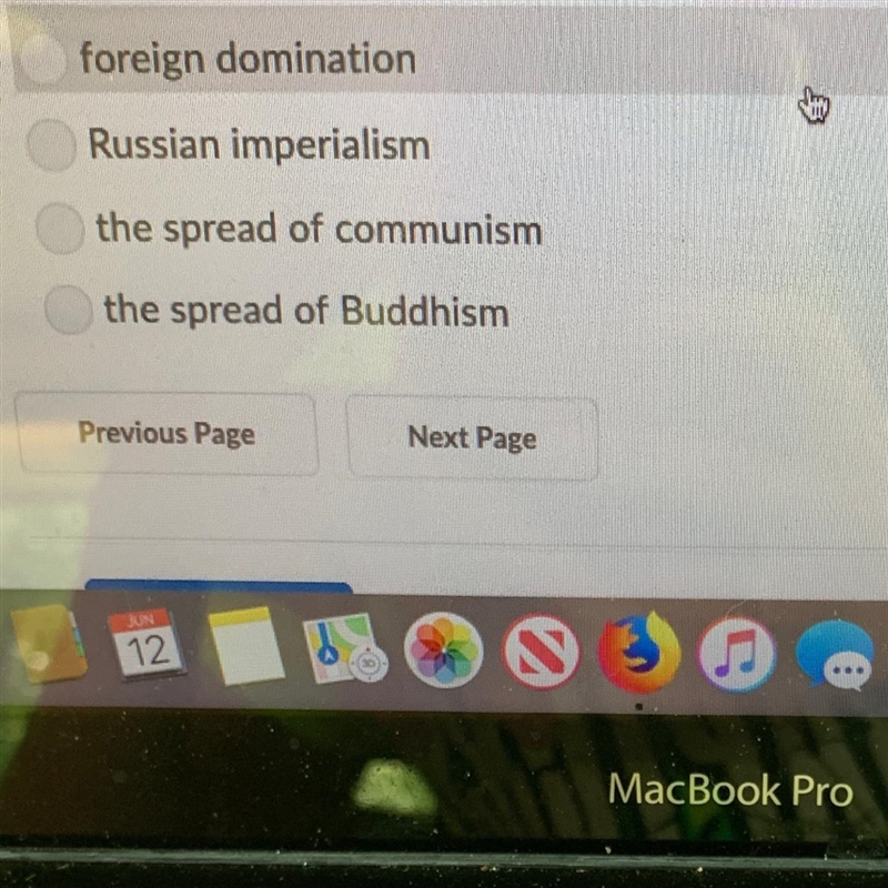 Which of the following led to the growth of nationalism in the middle east after the-example-1