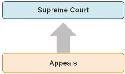 The diagram is an example of original jurisdiction. appellate jurisdiction. executive-example-1