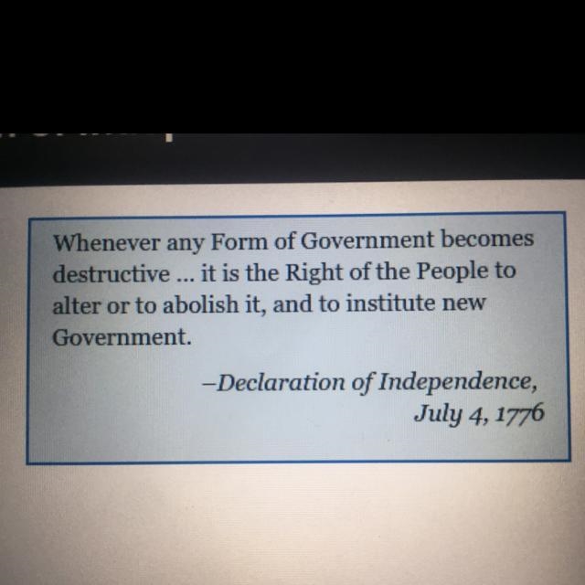 Read this excerpt from the declaration of independence which idea is the excerpt describing-example-1