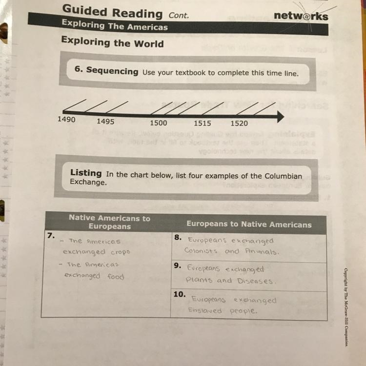 5-10 POINTS Please help!!! ASAP 6). Sequencing *8th grade U.S. History*-example-1