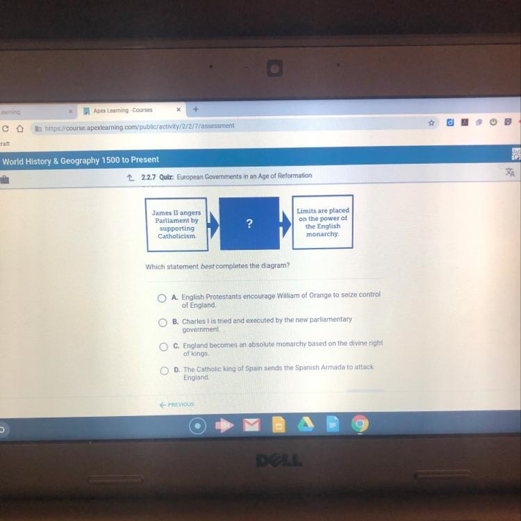 Which statement best completes the diagram?-example-1