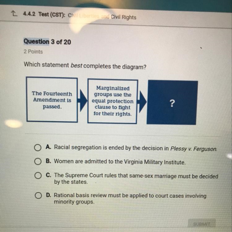 Which statement best completes the diagram?-example-1