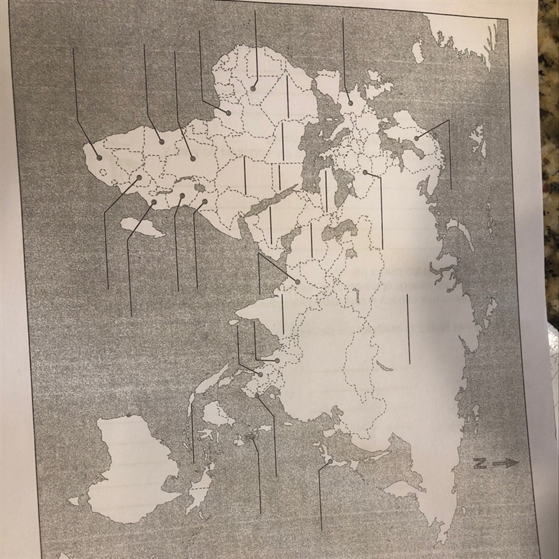 Political Geography of the Eastern Hemisphere map 2 HELP PLEASE-example-1