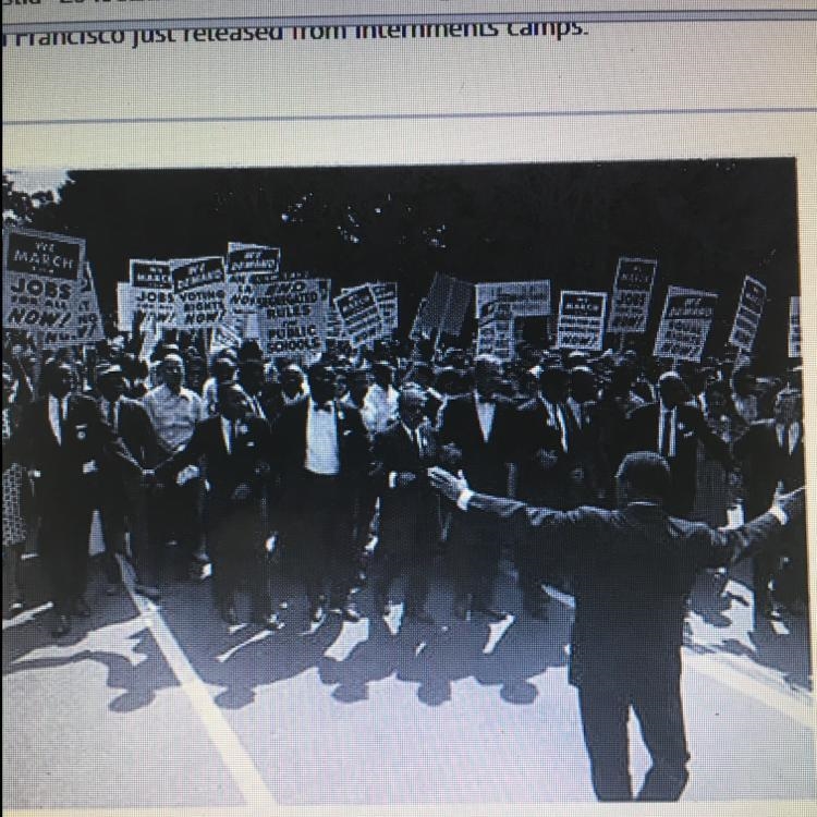 This image from the Civil Rights Movement could BEST be described as an example of-example-1