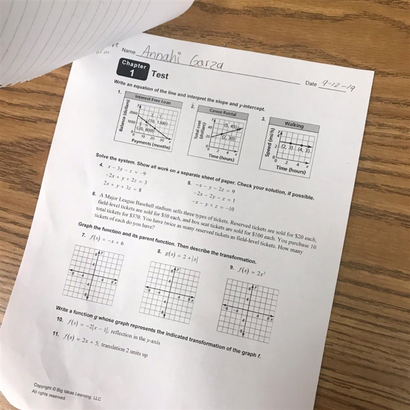 Someone please help me give me these answers for algebra 2-example-1