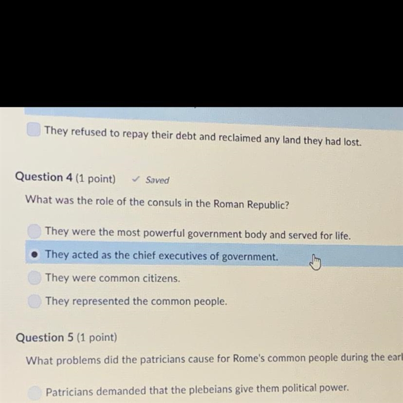 What was the role of the consuls in roman republic??-example-1