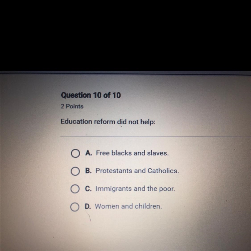 Education reform did not help?-example-1