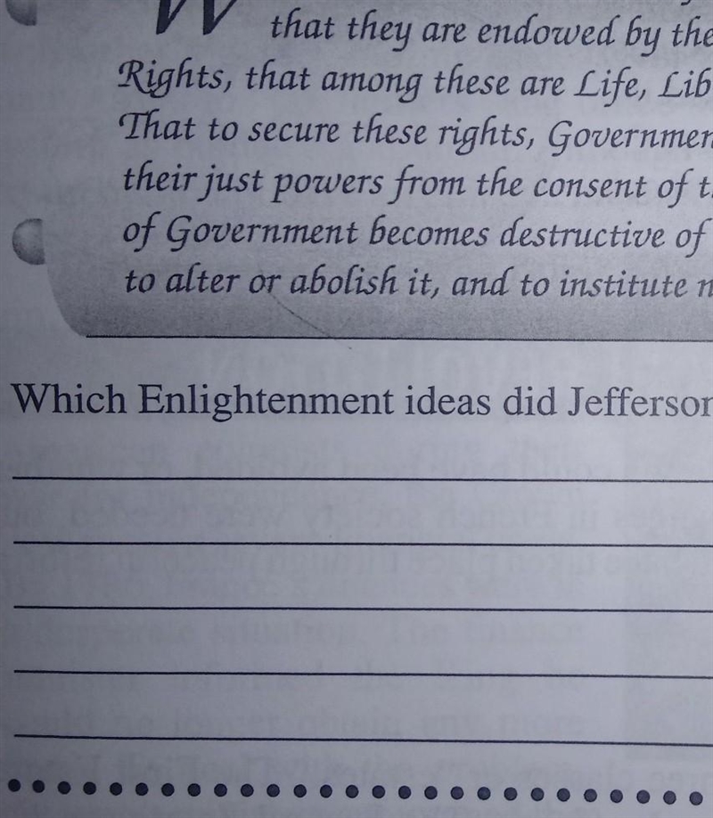 Which enlightenment ideas did Jefferson use​-example-1