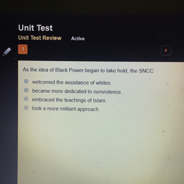 As the idea of the black power began to take hold the sncc-example-1