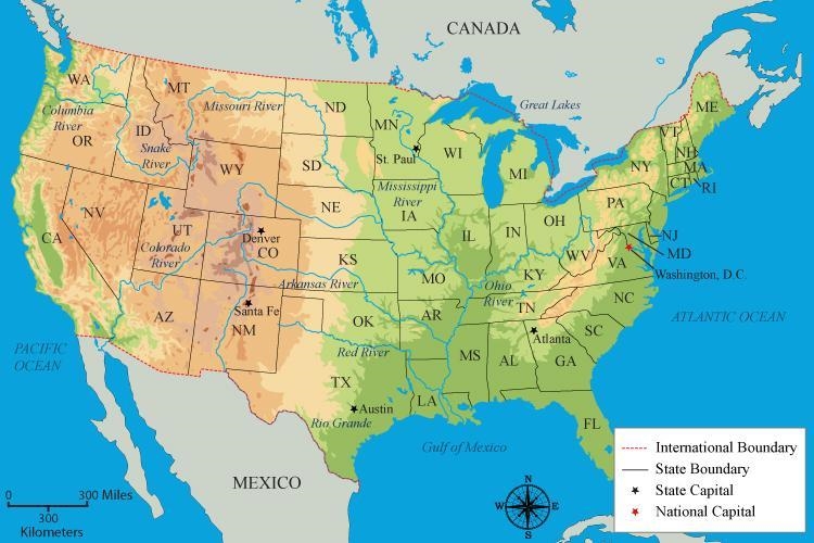 Analyze the map. Then match the geographic features with their descriptions. 80 points-example-1