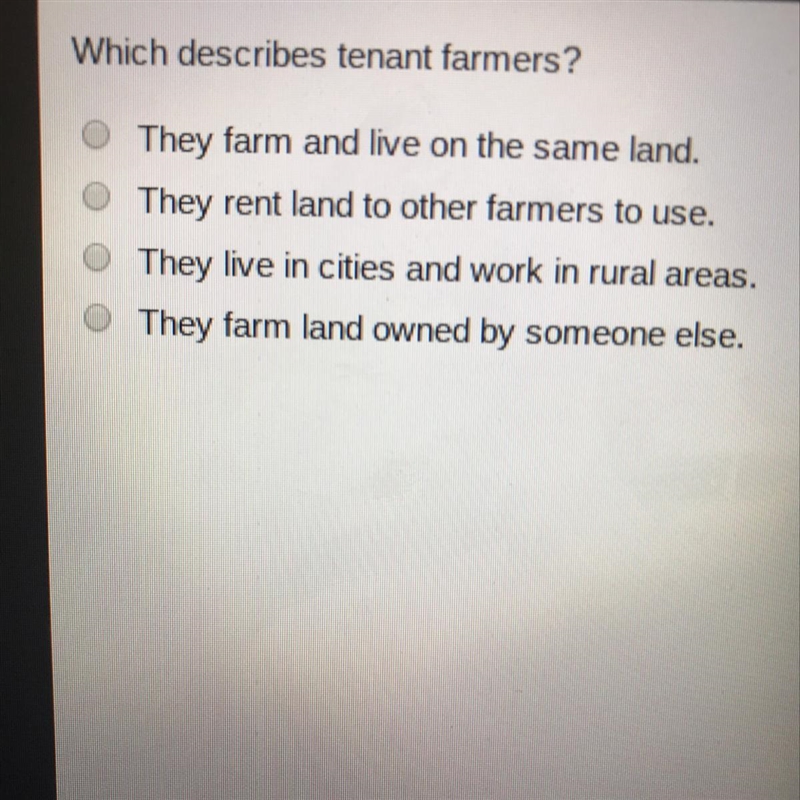 Which describes tentant farmers?-example-1