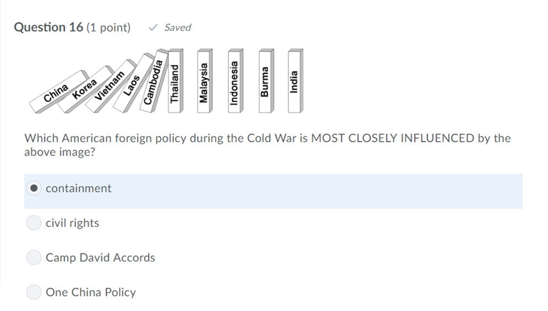 PLEASE HELP ASAP!!! CORRECT ANSWER ONLY PLEASE!!! Which American foreign policy during-example-1