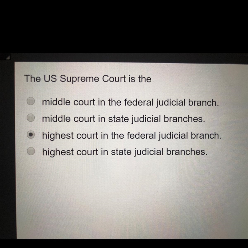 The us Supreme Court is the-example-1