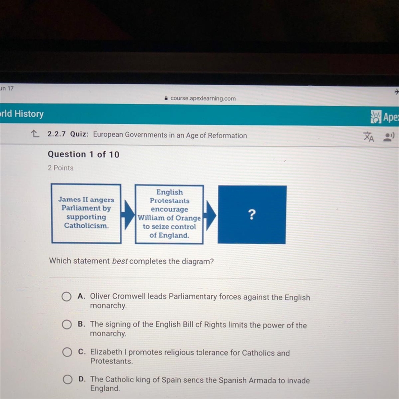 Which statement best completes the diagram-example-1