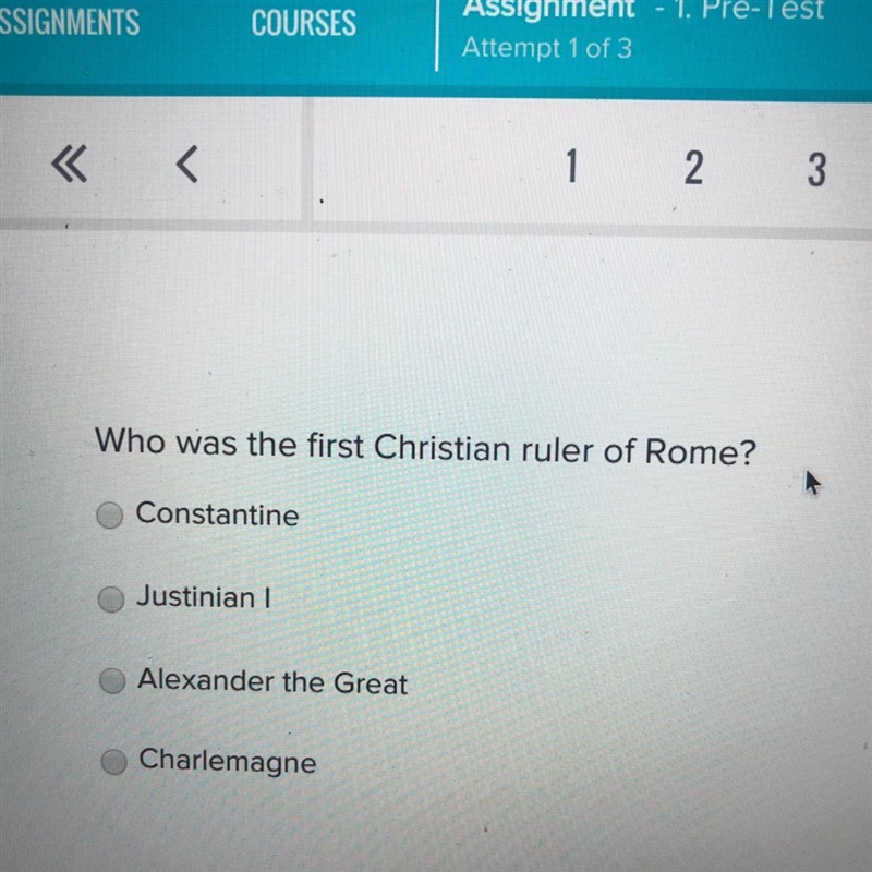 Who was the first Christian ruler of Rome-example-1