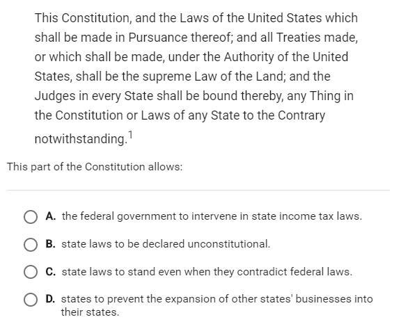 This part of the Constitution allows: What?-example-1