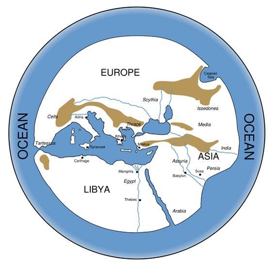 50 POINTS!!! Use the map below, based on a map from the sixth century BCE, to answer-example-1