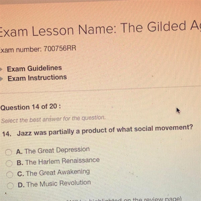 Jazz was partially a product of what social movement?-example-1