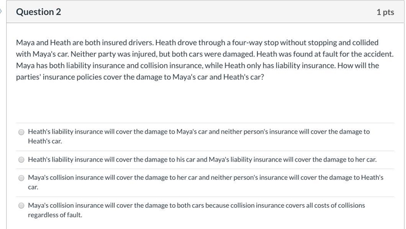 Maya and Heath are both insured drivers. Heath drove through a four-way stop without-example-1