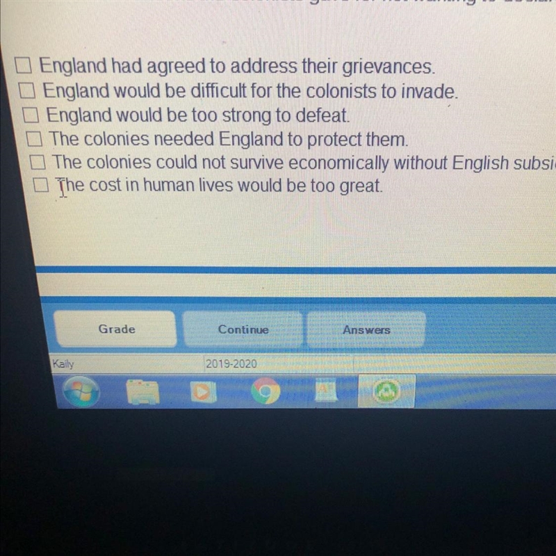 What were the reasons the colonists gave for not wanting to declare their independence-example-1