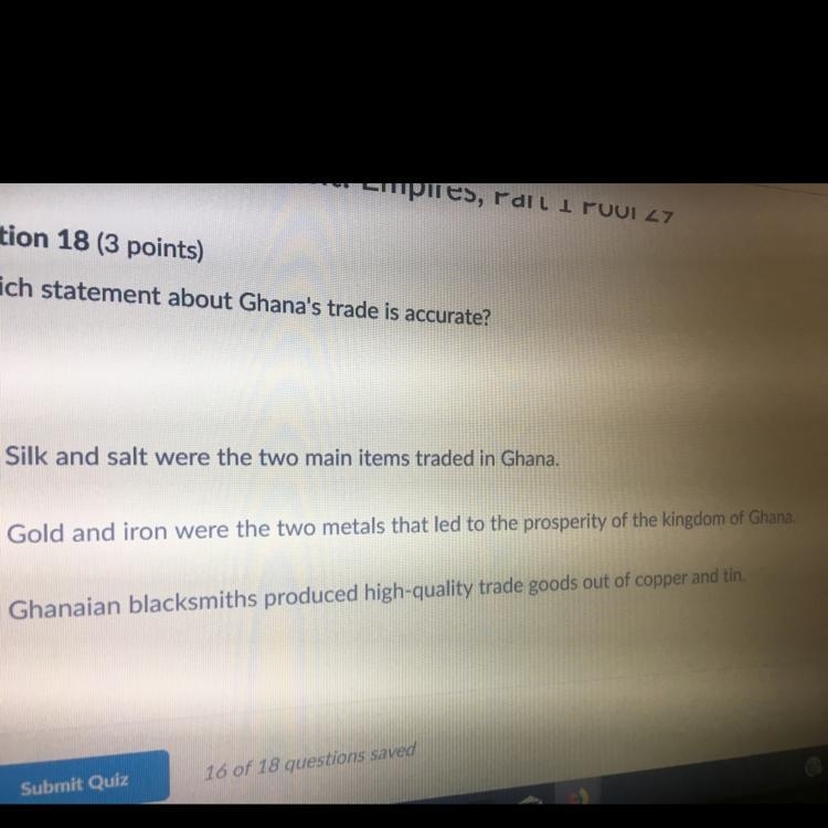 Which statements about Ghana‘s trade is accurate-example-1