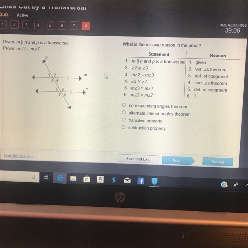 What is the missing proof ?-example-1