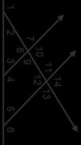 In the diagram, how many pairs of vertical angles are shown? ​-example-1