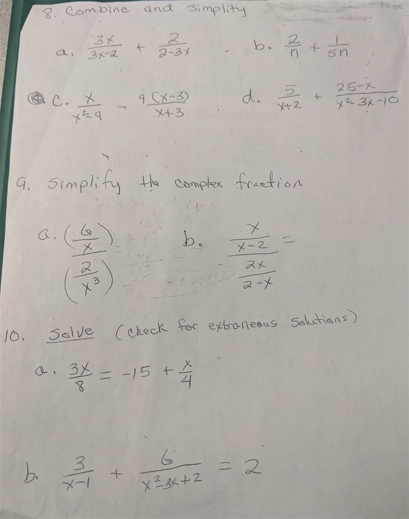 How do you solve these equations? I don't want you to answer all of them, just tell-example-1