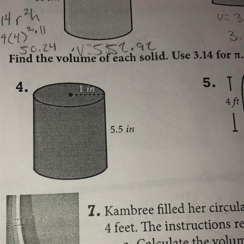 How do I find the volume of this solid shape?-example-1