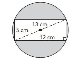 A rectangle is inscribed in a circle. Calculate the area of the circle. Use 3.14 for-example-1