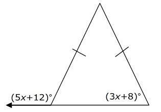 Find the value of x. A.10 B.15 C.20 D.25-example-1