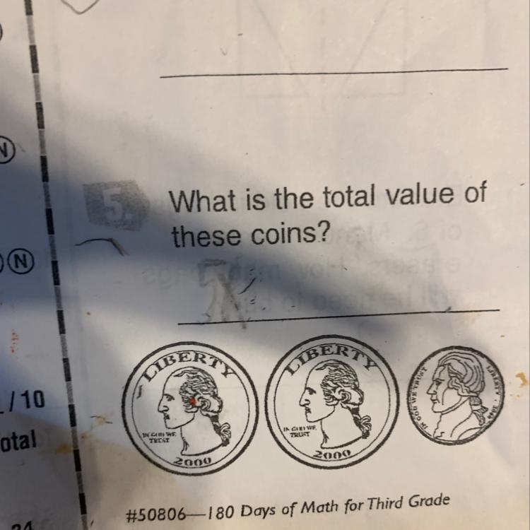 What is the total value of these coins? 31-example-1