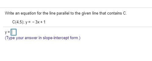 could some one please check my answer for making an equation for a parallel line and-example-1