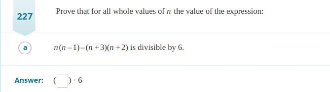 Prove that for all whole values of n the value of the expression: n(n–1)–(n+3)(n+2) is-example-1