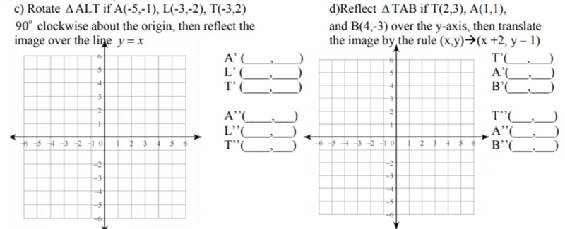 Perform the following transformations in the pictures below.-example-1