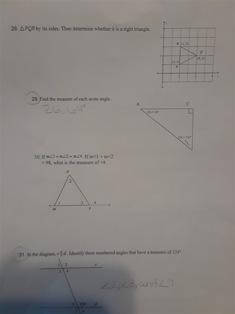 Please help numbers 28 an 30-example-1