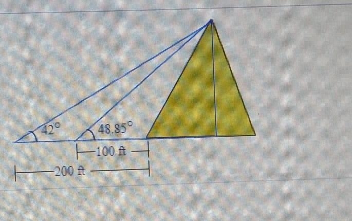 Apyramid was built about 2570 BC. Its original height was 453 feet, 11 inches, but-example-1